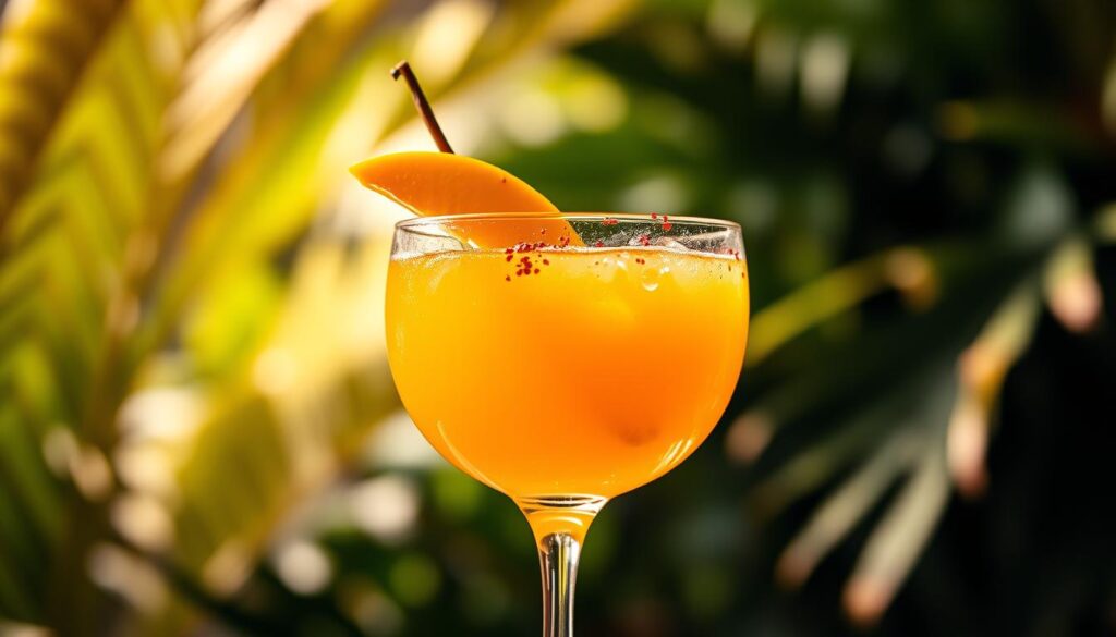 Spicy Mango Margarita Cocktail Spicy Mango Margarita Cocktail