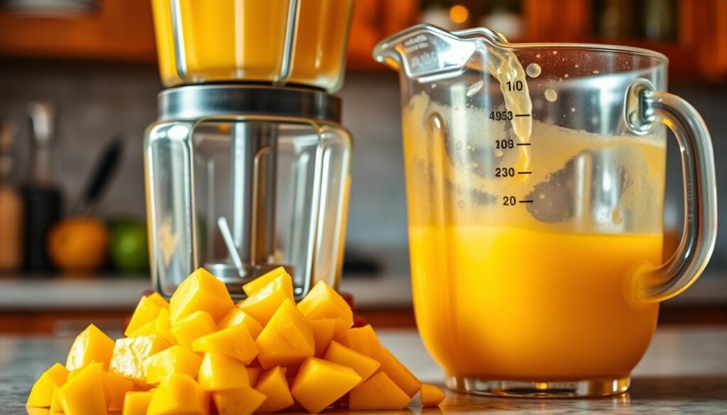 Spicy Mango Margarita Puree Preparation Spicy Mango Margarita Puree Preparation