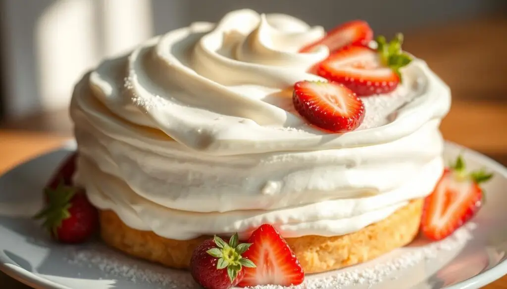 White Chocolate Mousse for Strawberry Cream Cake