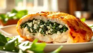 spinach feta stuffed chicken beast